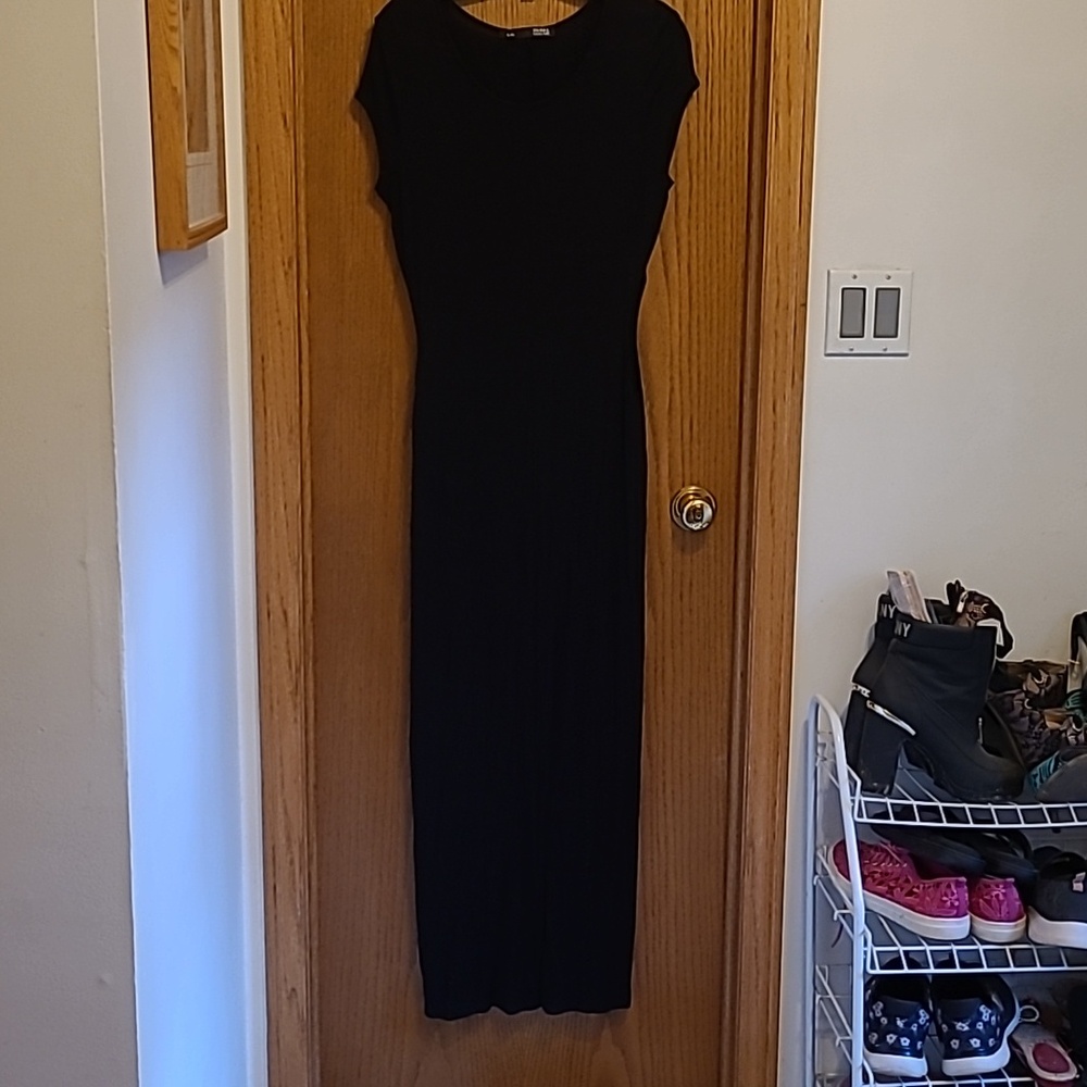 🍒2 for $12🍒 Rebel sugar floor length black cut out dress size large